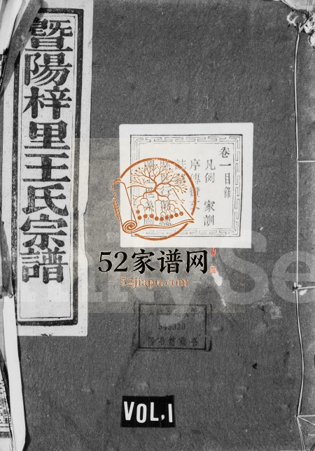 1894年修暨阳梓里王氏宗谱 江苏江阴三槐堂王姓电子版族谱下载