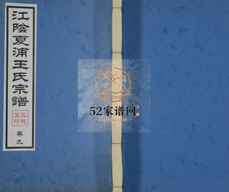 2008年续修江阴夏浦王氏宗谱[残卷]江苏 常州三槐堂王姓电子版族谱下载