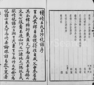 1879年修王氏三沙全谱[6卷]江苏昆山 无锡 崇明王姓电子版族谱下载