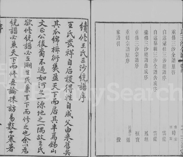 1879年修王氏三沙全谱[上中下卷及卷首]江苏武进 无锡 昆山三槐堂王姓电子版族谱下载