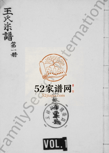 1995年修王氏宗谱 江苏丰县王姓电子版族谱下载