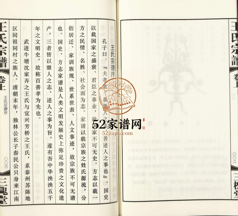 2018年续修毘陵王氏宗谱 江苏武进三槐堂王姓电子版族谱下载