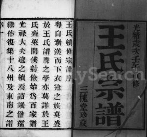 1882年毘陵王氏续修宗谱[10卷]江苏武进三槐堂王姓电子版族谱下载