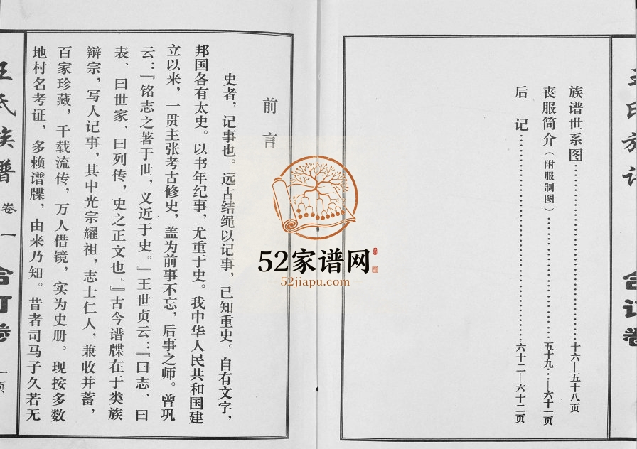 2000年修王氏族谱[不分卷]江苏沛县王姓电子版家谱下载