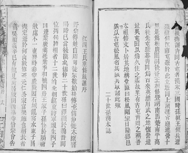 1990年修王氏族谱[不分卷]湖北监利三白堂王姓电子版家谱下载