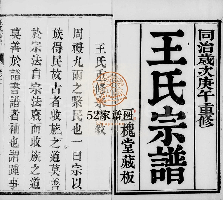 1870年修云阳包港王氏族谱[8卷]江苏丹阳三槐堂王姓电子版家谱下载
