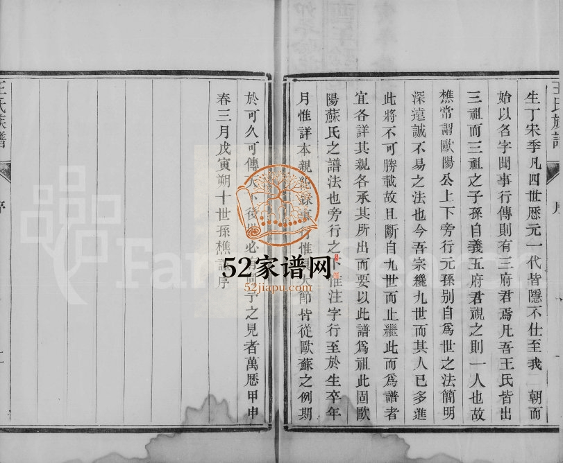1909年修三旌义门王氏族谱[14卷]江苏金坛王姓电子版家谱下载
