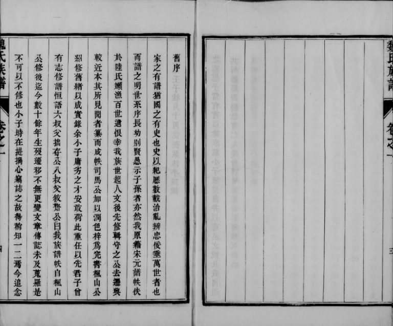 1888年修兴化魏氏族谱[6卷]江苏魏姓电子版家谱下载