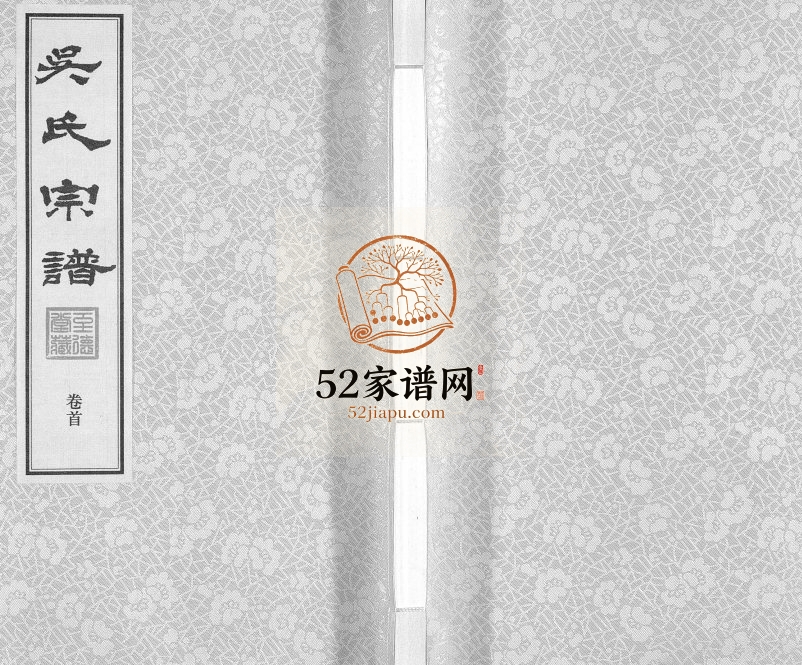 2016年修至德堂吴下桥吴氏宗谱 江苏无锡吴姓电子版族谱下载