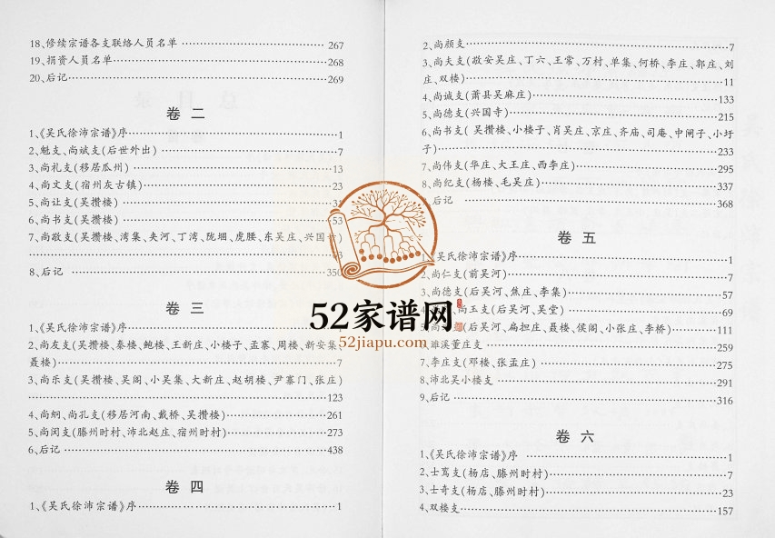 2009年九修吴氏徐沛宗谱 江苏沛县吴姓电子版族谱下载