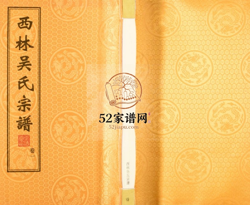 2016年修西林吴氏宗谱[12卷]江苏武进至德堂吴姓电子版族谱下载