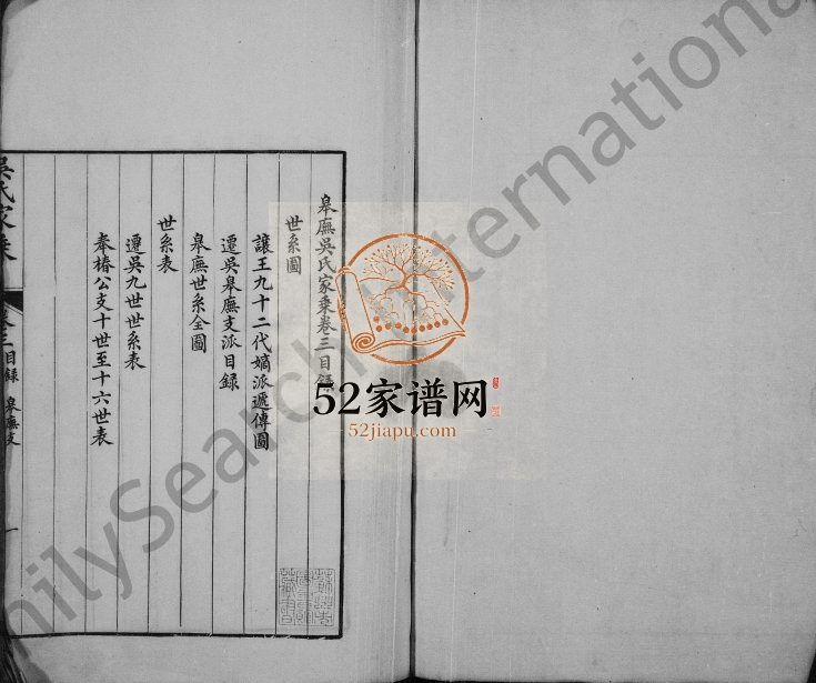 1829年修皋庑吴氏家乘[6卷]江苏吴中吴姓电子版族谱下载