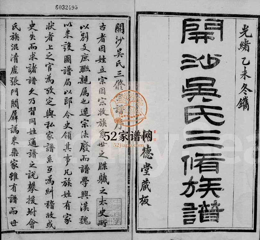1895年修开沙吴氏宗谱[3卷首1卷]江苏镇江吴姓电子版族谱下载