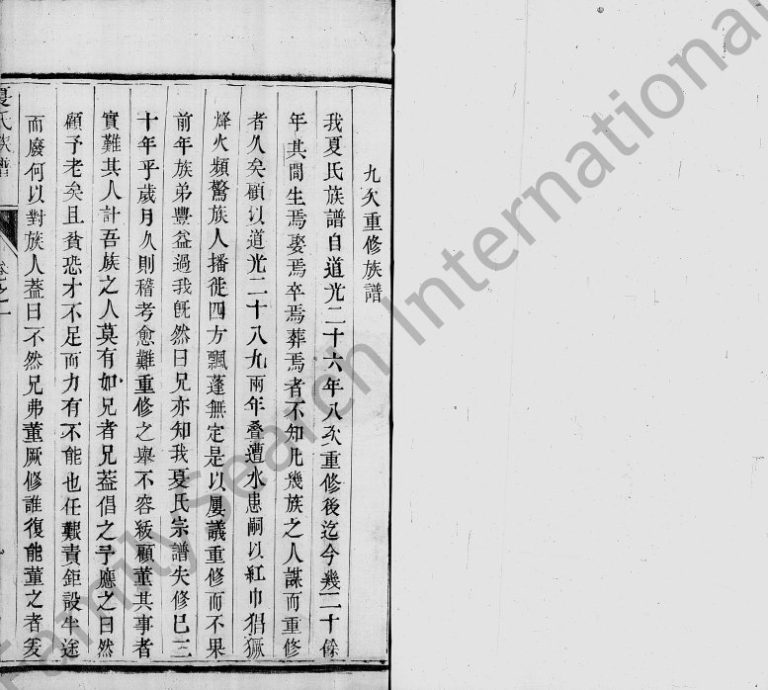 1871年维扬夏氏重修族谱[16卷]江苏江都夏姓电子版家谱下载