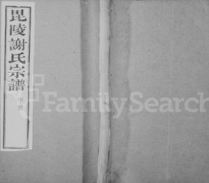 1949年修毘陵谢氏宗谱[22卷]江苏武进宝树堂谢姓电子版族谱下载
