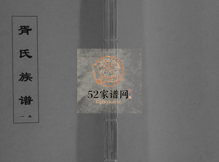 1919年五修胥氏族谱[4卷]江苏江都光裕堂胥姓电子版家谱下载