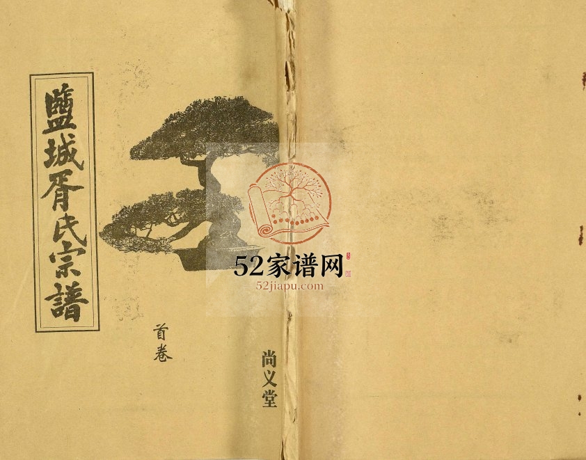 2004年修盐城胥氏宗谱[6卷首1卷]江苏尚义堂胥姓电子版族谱下载