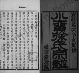 1911年修小留徐氏宗谱[12卷]江苏武进礼耕堂徐姓电子版族谱下载