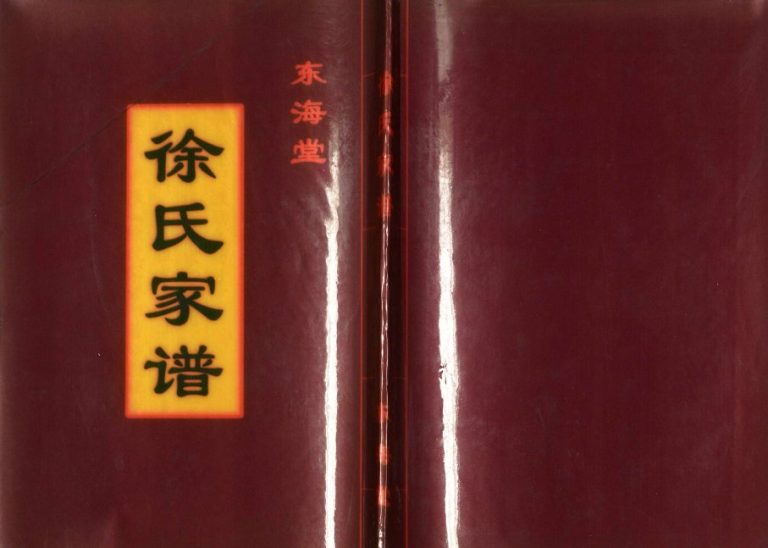 2007年修东海堂徐氏家谱 江苏兴化徐姓电子版族谱下载