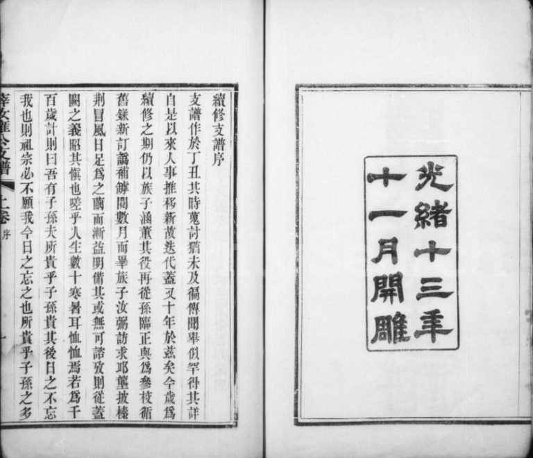 1887年修毘陵薛氏汝雍公支谱[4卷]江苏武进薛姓电子版族谱下载