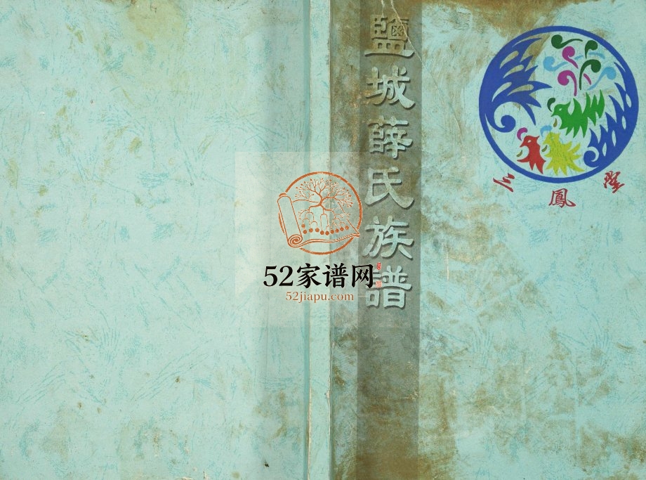 2013年修盐城薛氏族谱 江苏三凤堂薛姓电子版家谱下载