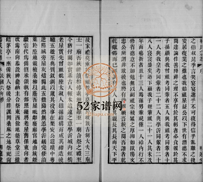1917年修吴江杨氏宗谱 江苏明远堂杨姓电子版族谱下载
