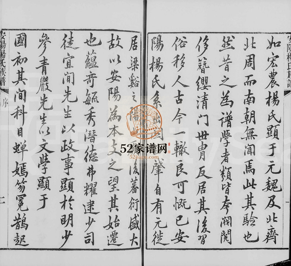 1873年修安阳杨氏族谱[24卷]江苏无锡敦睦堂杨姓电子版家谱下载