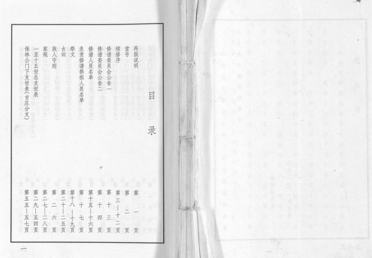 2001年修杨氏宗谱[25卷]江苏盐城四知堂杨姓电子版族谱下载