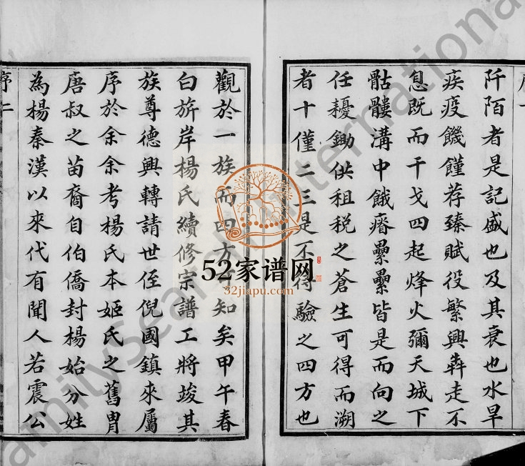 1894年修毘陵杨氏宗谱[12卷]江苏武进四知堂杨姓电子版族谱下载
