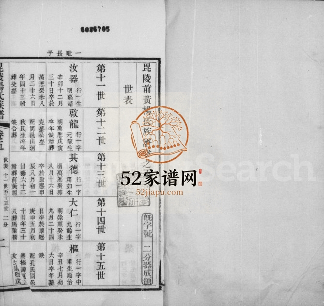 1895年修毘陵前黄杨氏族谱[20卷]江苏武进杨姓电子版家谱下载