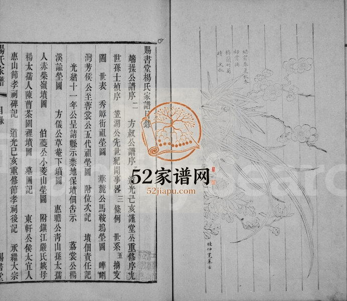 1888年修赐书堂杨氏家谱 江苏无锡杨姓电子版族谱下载