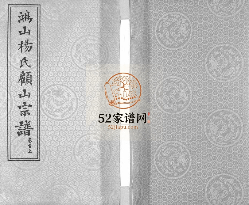 2017年修鸿山杨氏顾山宗谱[15卷首2卷末1卷]江苏无锡四知堂杨姓电子版族谱下载