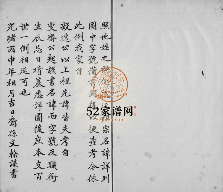 1898年修宏农郡杨氏家谱 江苏吴中杨姓电子版族谱下载