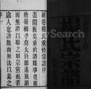 1894年修罗巷杨氏宗谱[16卷]江苏武进敦本堂杨姓电子版族谱下载
