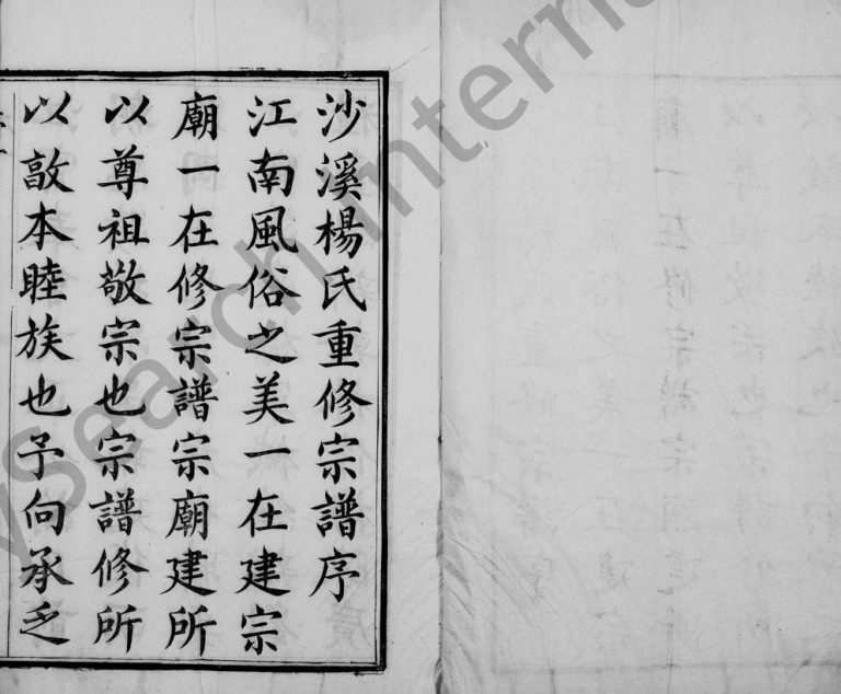 1980年修沙溪杨氏宗谱[20卷]江苏溧阳光裕堂杨姓电子版族谱下载