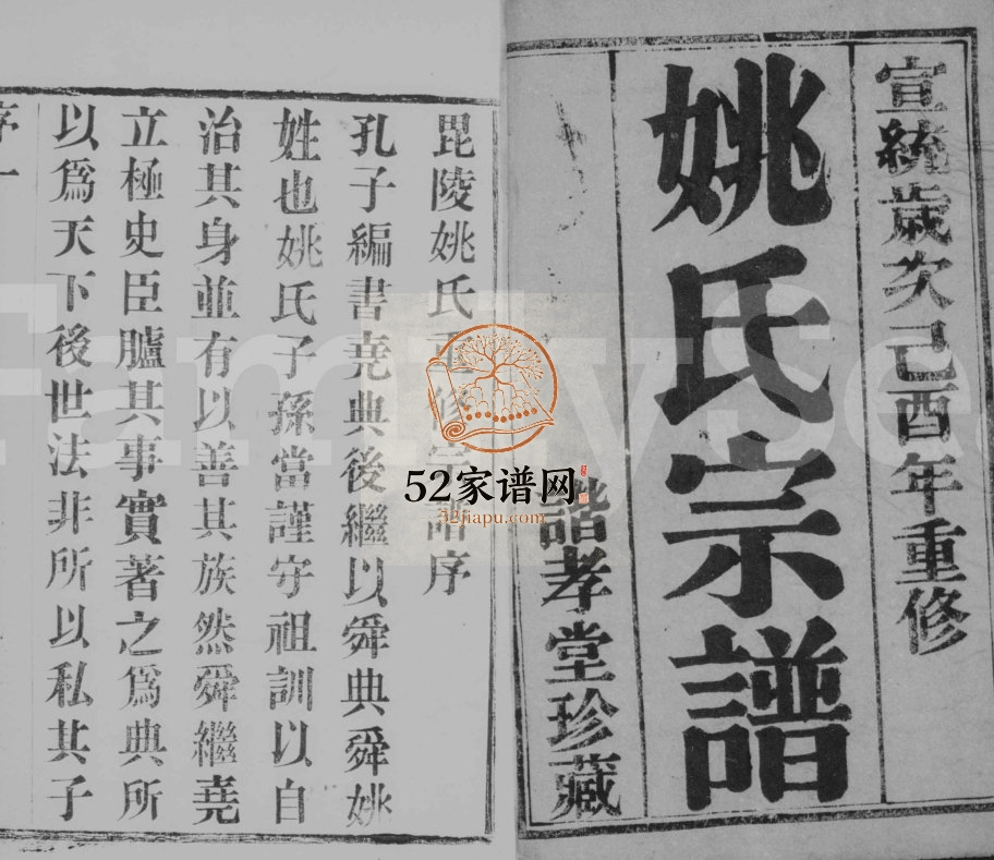 1909年修姚氏族谱[6卷]江苏武进谐孝堂姚姓电子版家谱下载