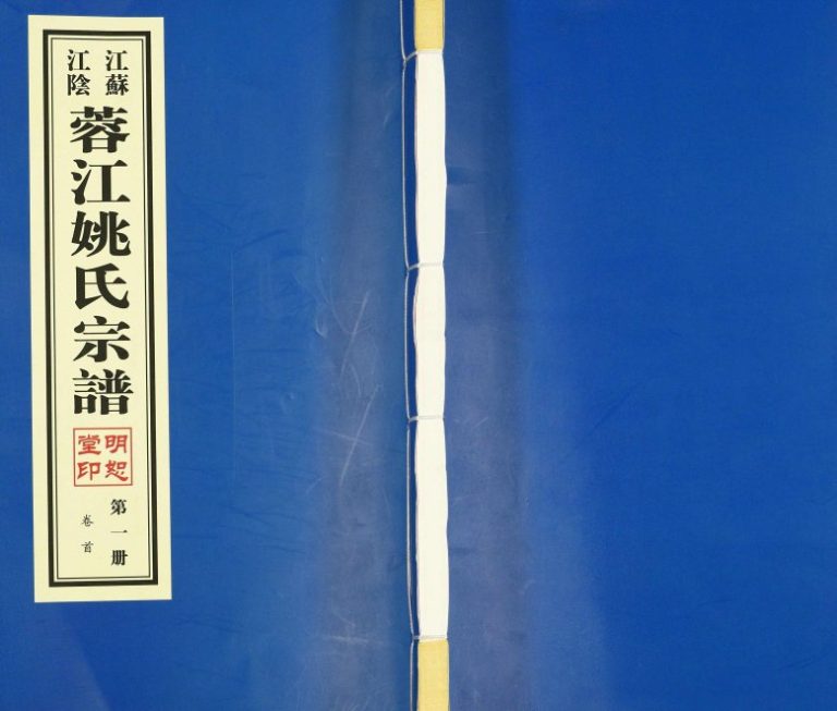 2017年十二修蓉江白沙姚氏宗谱[23卷首1卷]江苏江阴明恕堂姚姓电子版族谱下载
