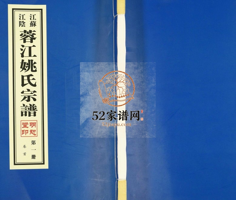2017年十二修蓉江白沙姚氏宗谱[23卷首1卷]江苏江阴明恕堂姚姓电子版族谱下载
