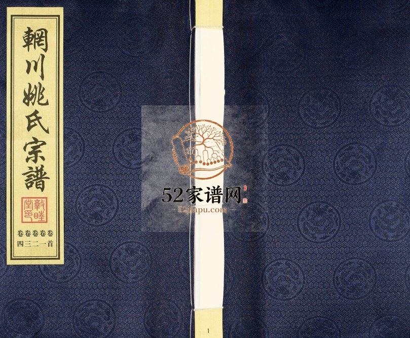 2015年四修辋川姚氏宗谱[13卷首1卷]江苏常州敦睦堂姚姓电子版族谱下载
