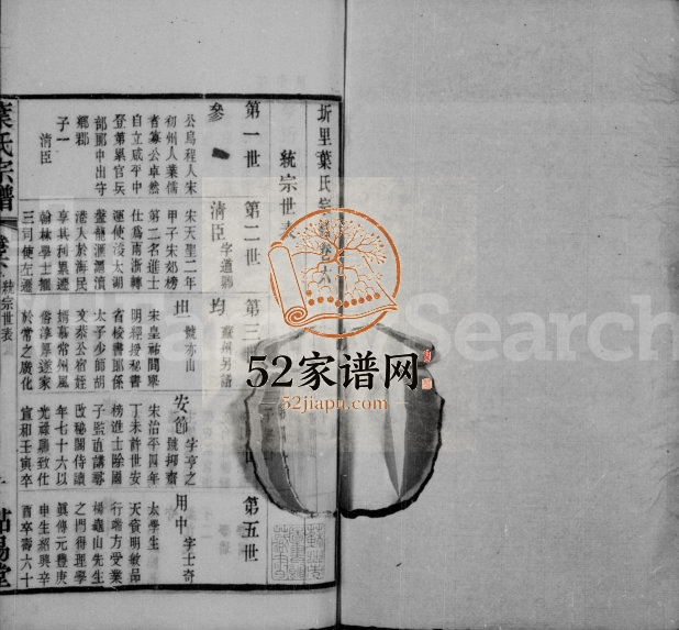1922年修叶氏宗谱[12卷]江苏无锡点易堂叶姓电子版族谱下载