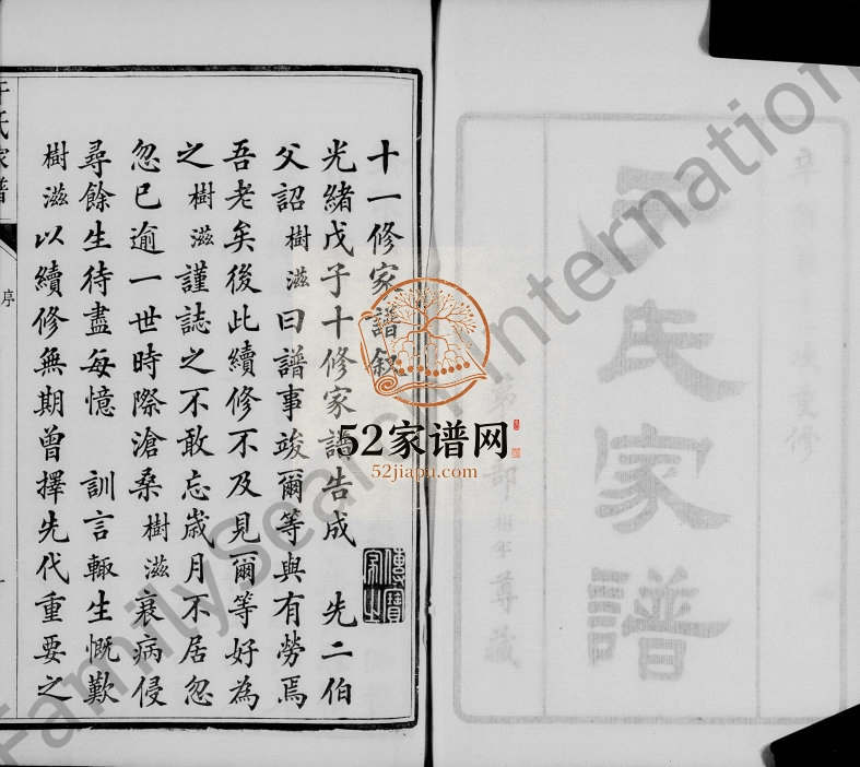 1921年瓜洲于氏十一修家谱[20卷首1卷]江苏江都于姓电子版族谱下载
