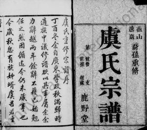 1906年修阳湖大墩虞氏宗谱[24卷首8卷]江苏武进鹿野堂虞姓电子版族谱下载