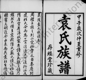 1924年修毘陵袁氏族谱[18卷]江苏武进袁姓电子版家谱下载