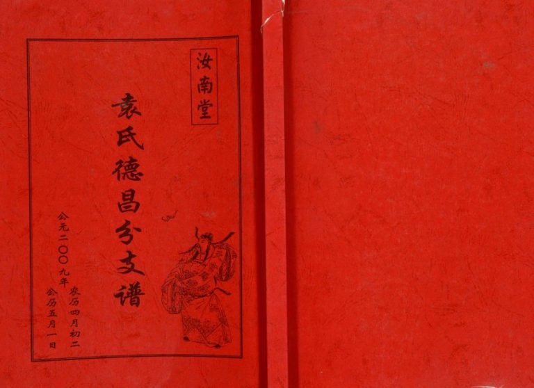 2009年修汝南堂袁氏德昌分支谱 江苏建湖袁姓电子版族谱下载