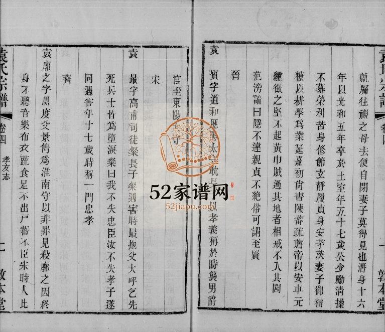 1878年修江阴袁氏支谱[20卷]江苏敦本堂袁姓电子版族谱下载