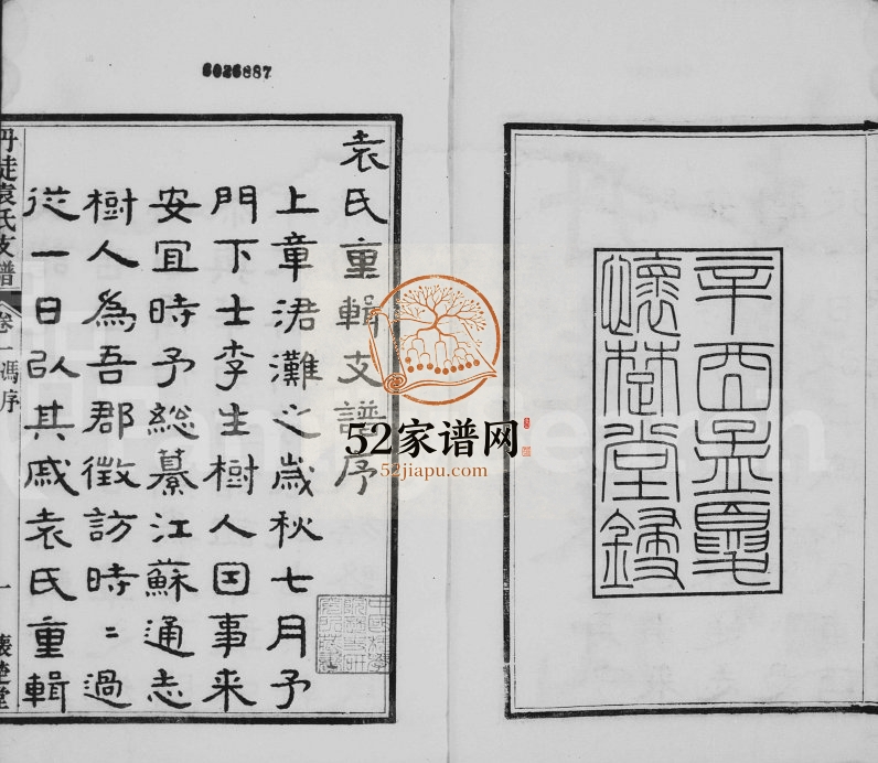 1921年修丹徒袁氏支谱[8卷]江苏镇江怀楚堂袁姓电子版族谱下载