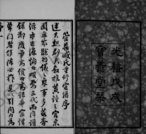 1898年修管庄臧氏宗谱[8卷]江苏武进宝善堂臧姓电子版族谱下载