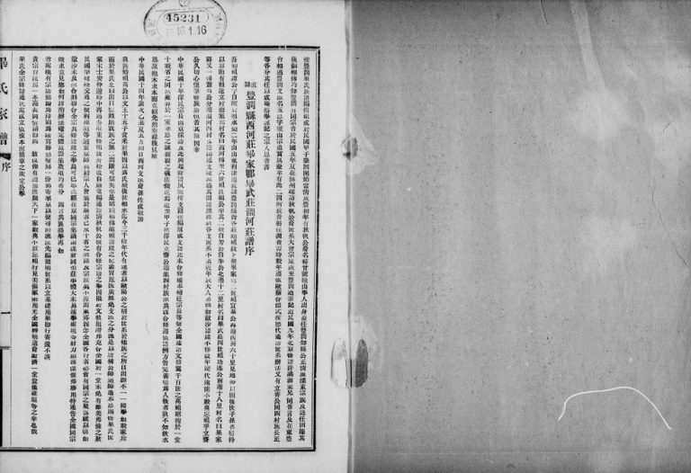 1929年修毕氏家谱丰润支派 河北唐山毕武庄漳河庄毕姓电子版族谱下载