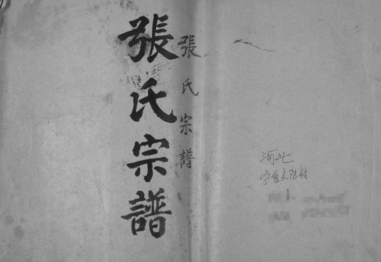 2003年修张氏宗谱 河北宁晋张姓电子版族谱下载