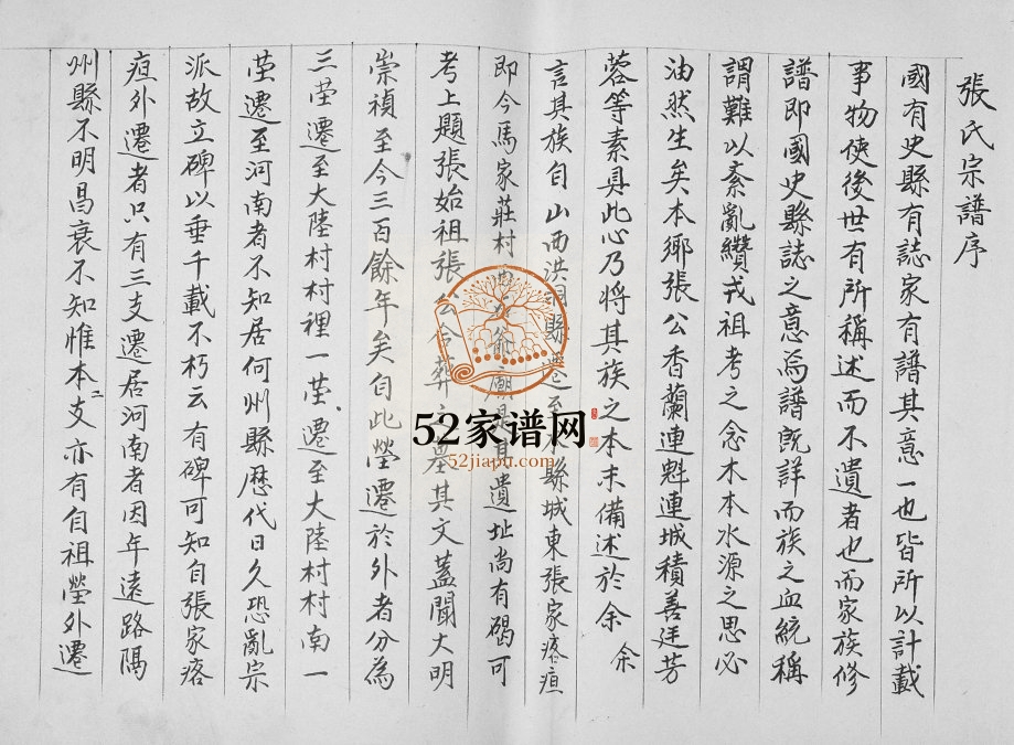 2003年修张氏宗谱 河北宁晋张姓电子版族谱下载